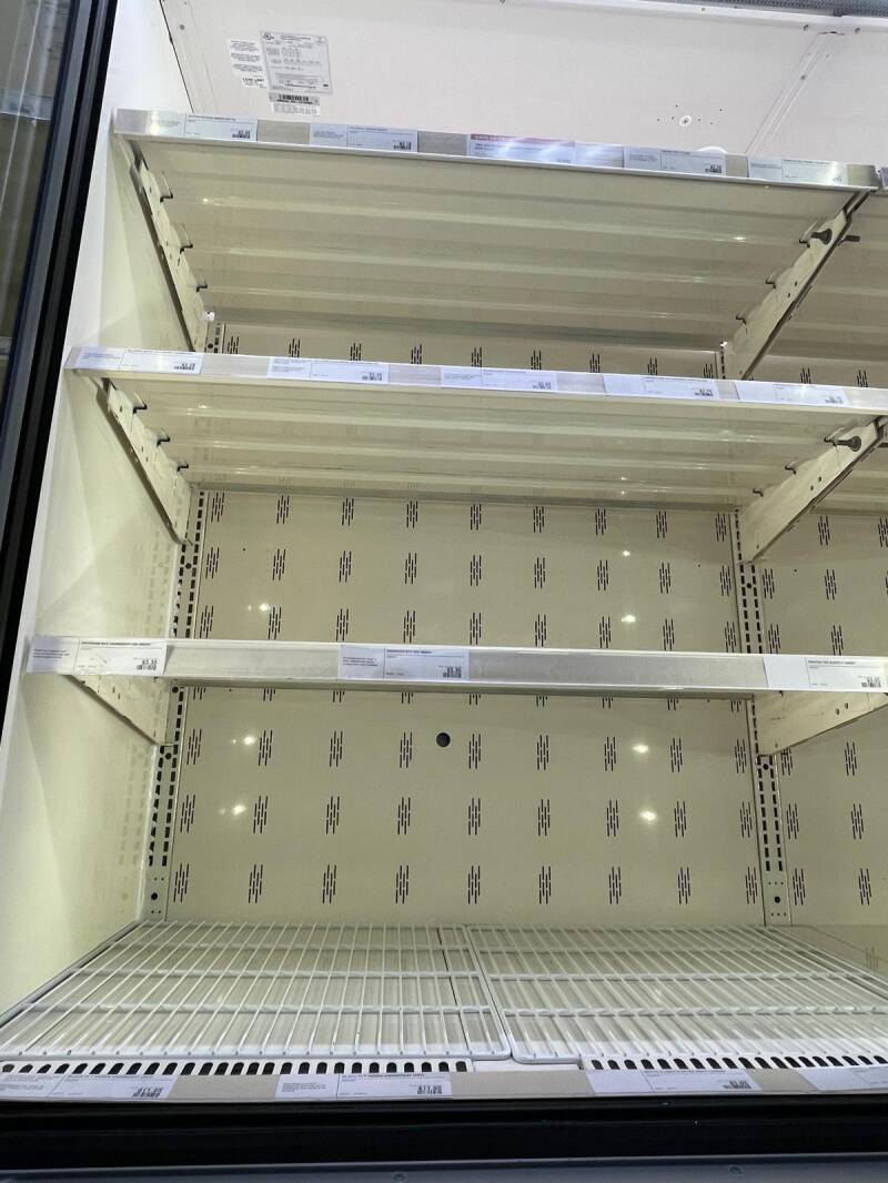 Clean metal shelving free of mold and residue, showcasing thorough professional mold‑removal and deep‑cleaning results.