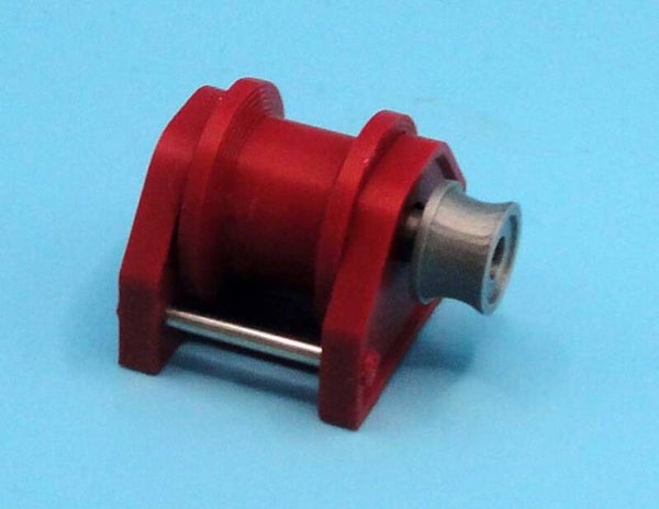 Lier type A met enkele rollers, extra brede drum met een diameter van 20mm,  breedte 14.5 mm, met rem