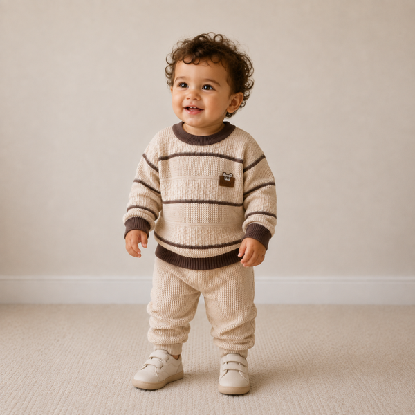 Gestreepte babyset Broek en Truitje