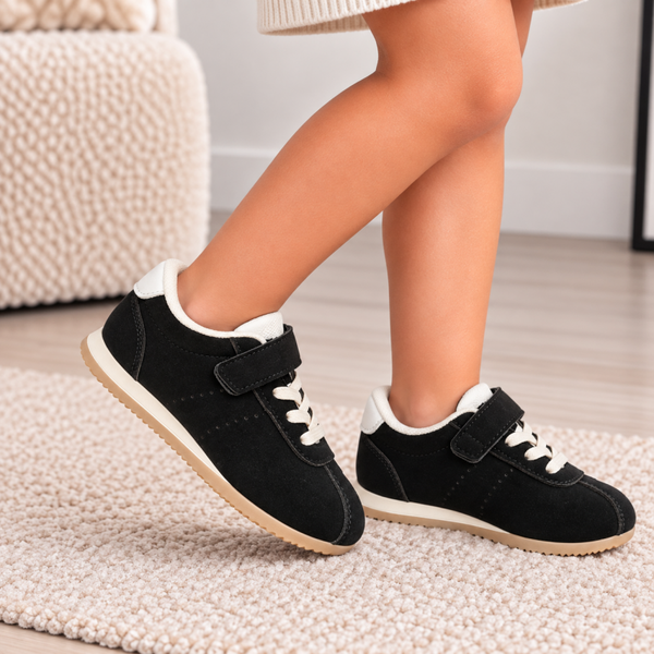 Zwart Casual Klittenband sneakers