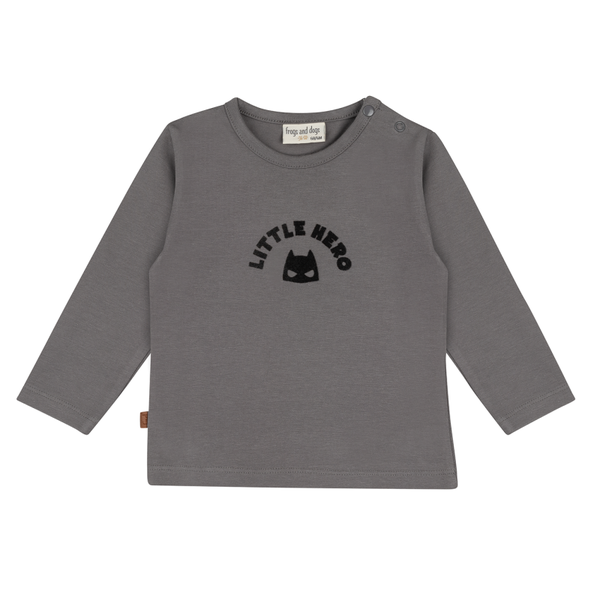 Little Hero Shirt Smoked Pearl (lange mouw)