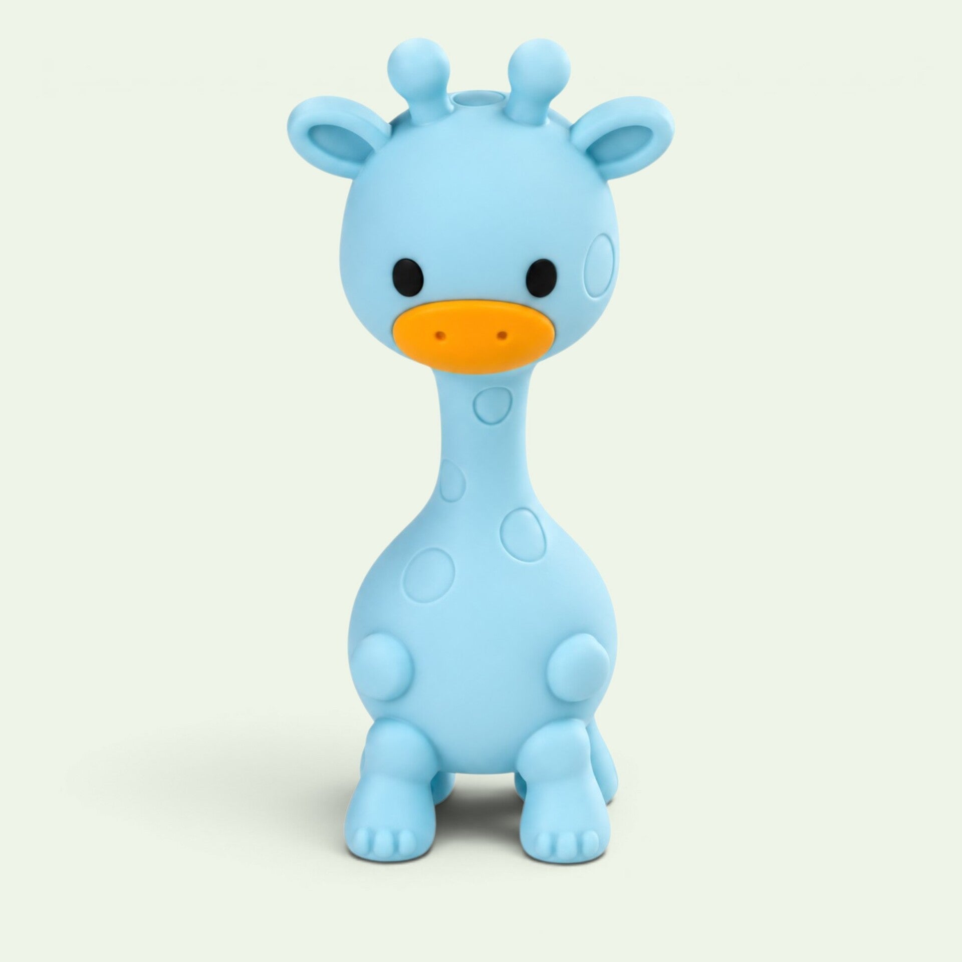 Siliconen rammelaar en bijtring, giraffe