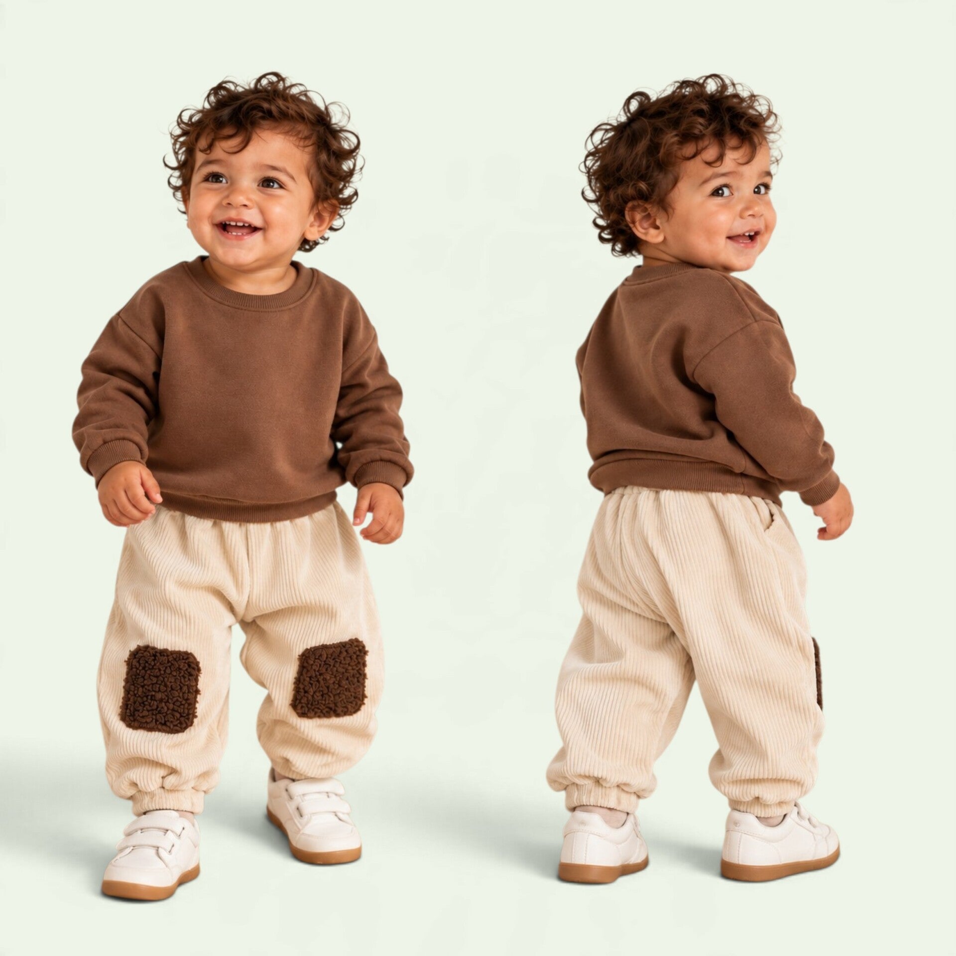 Corduroy verdikte rib broek