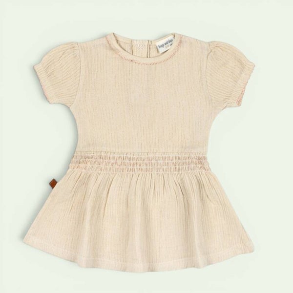 Woven Dress Gold Glitter
