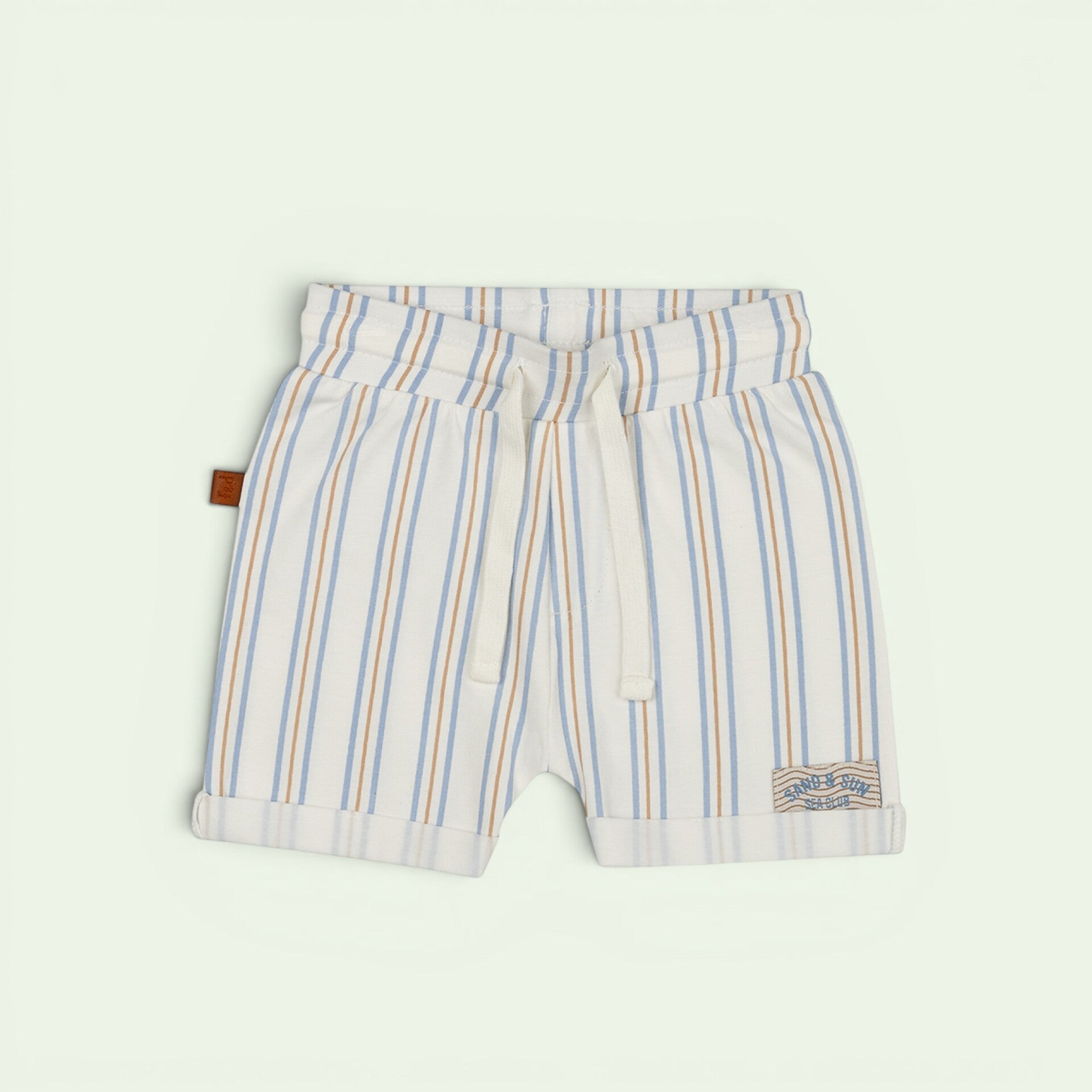 Printed Striped Short White Alyssum