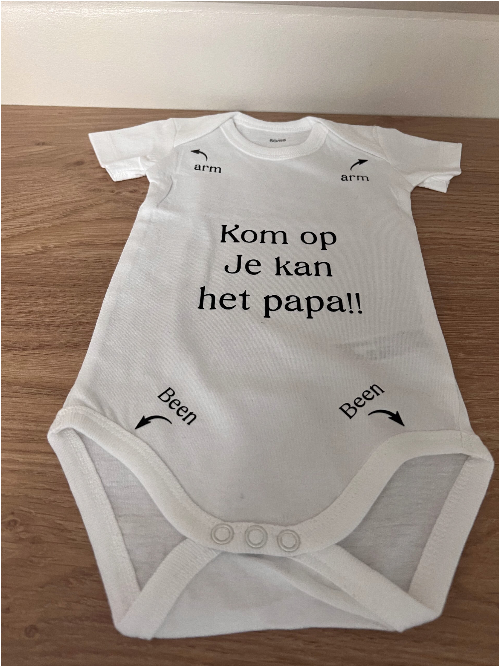 Romper ''kom op je kan het papa''