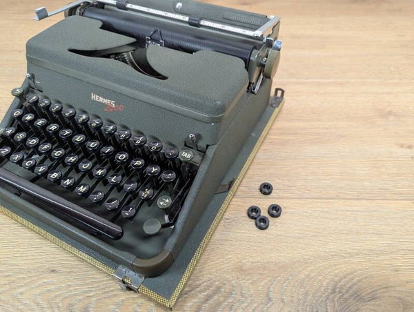 Hermes 2000 Typewriter Case Feet