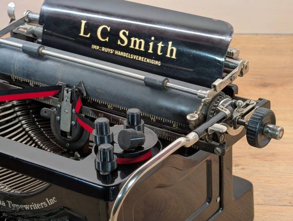 LC Smith Typewriter Feet