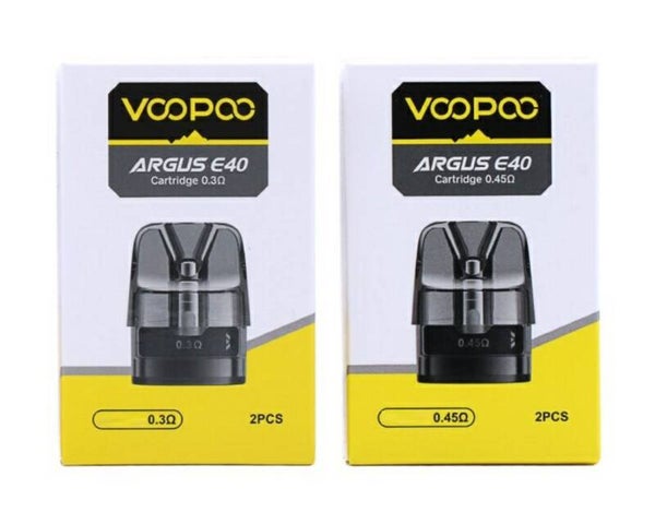 VOOPOO ARGUS E40 REPLACEMENT POD CARTRIDGES (PACK OF 2POD)