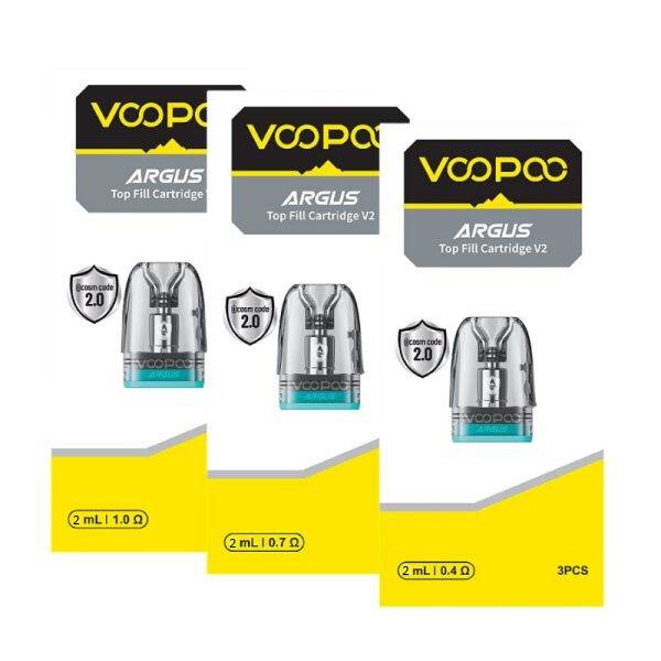 VOOPOO ARGUS TOP-FILL V2 POD CARTRIDGES (PACK OF 3POD)