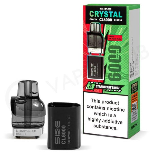 SKE Crystal CL6000 Prefilled Pod 20mg