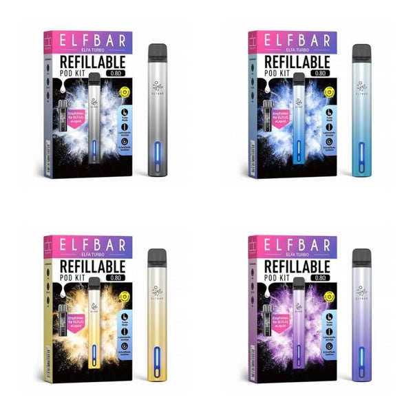ELF BAR ELFA TURBO REFILLABLE POD VAPE KIT