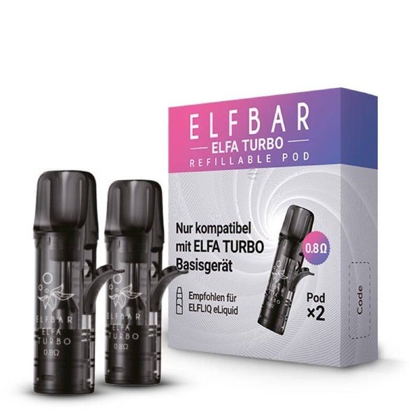 Elfliq Elfa Turbo Refillable Empty Pod 2pack