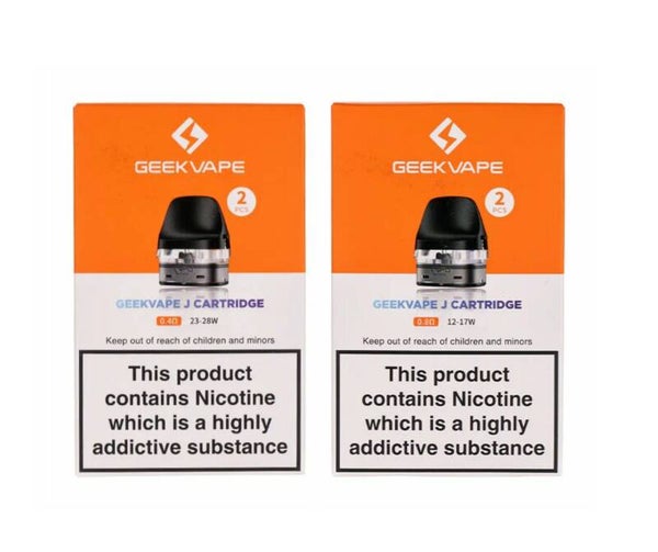 GEEKVAPE J REPLACEMENT POD CARTRIDGES (PACK OF 2PODS)