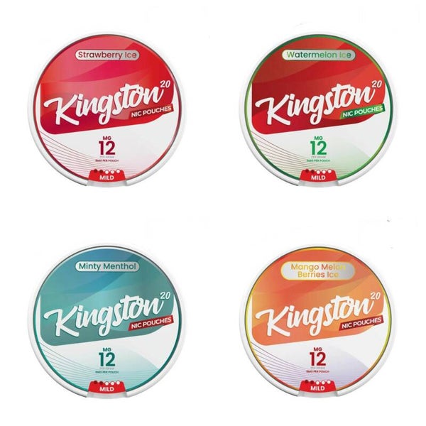 Kingston Nicotine Pouches 12MG 18MG 28MG 50MG