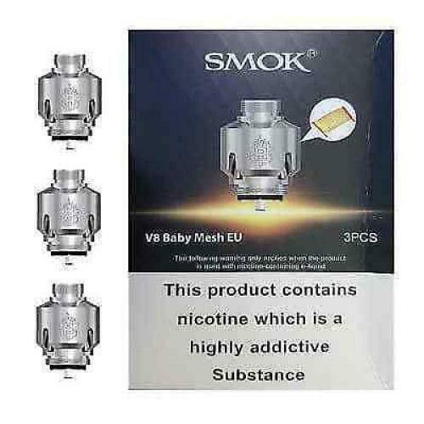 SMOK V8 BABY MESH EU COILS (PACK OF 3COILS)