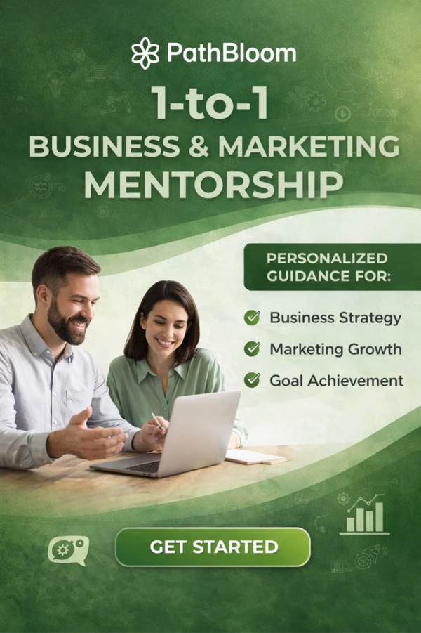 PathBloom 1-to-1 Business & Marketing Mentorship