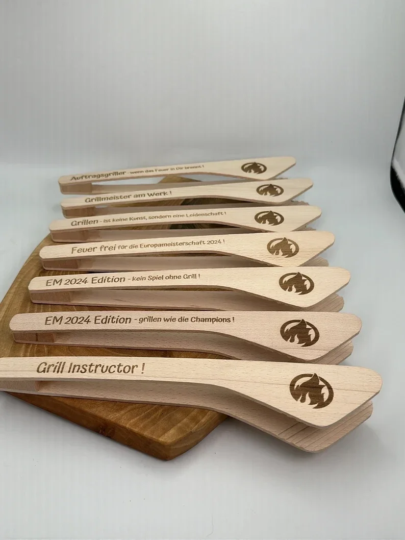 Grillzange EM 2024 Europameisterschaft Deutschland Gastgeschenk Grillen