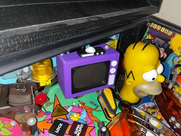 Simpson Pinball Party : Téléviseur