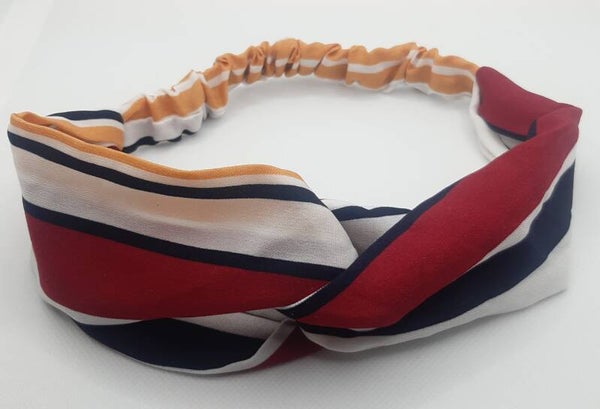 Twisthaarband diverse strepen