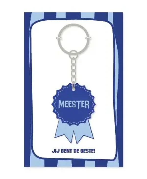 Sleutelhanger meester