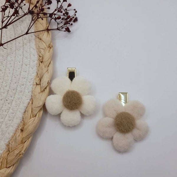Klip wollen bloem