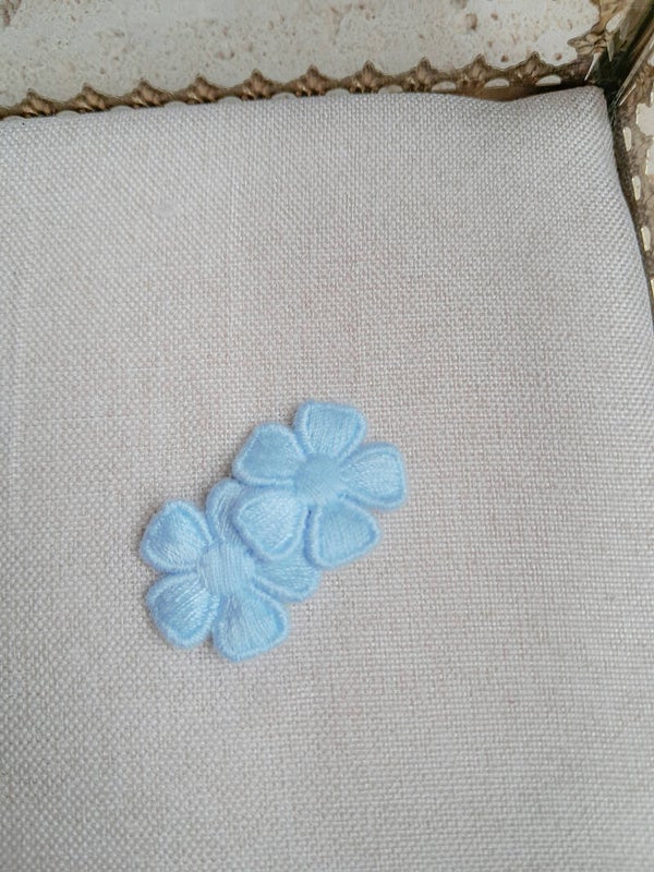 Anti slip bloemtjes pastel blue