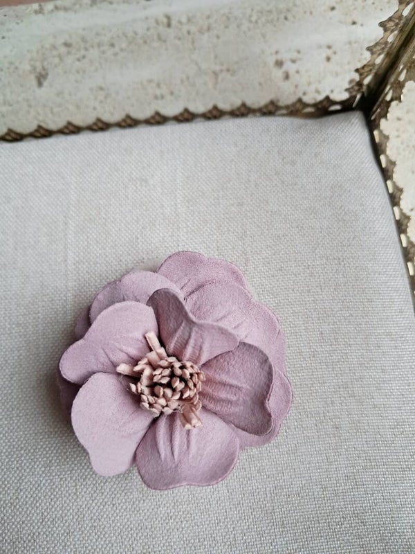 Elastiek bloem purple