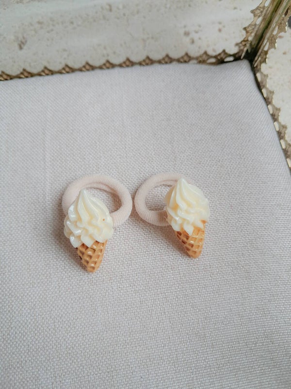 Elastiekjes ijsjes white