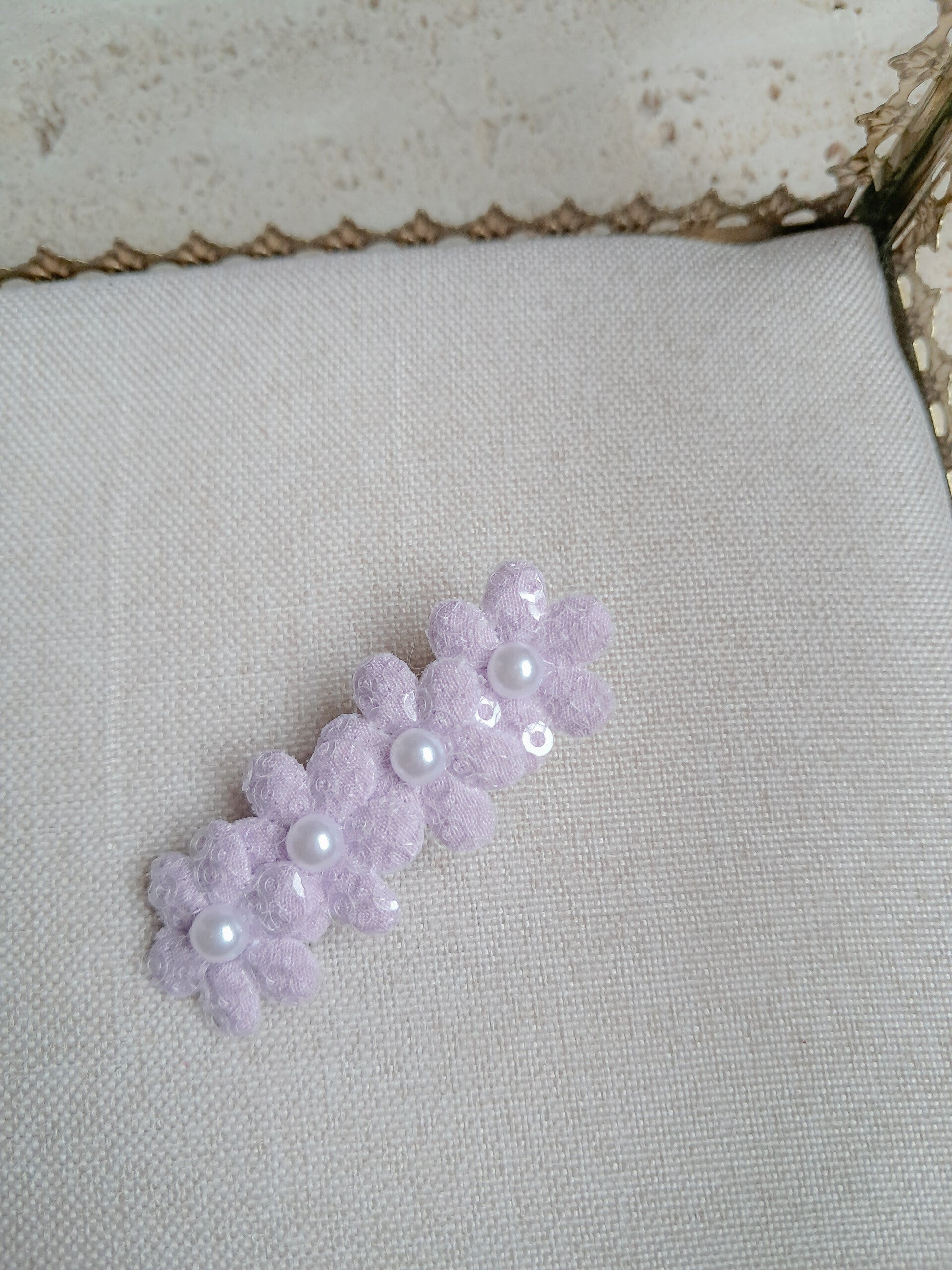 Pailletjes pastel lila