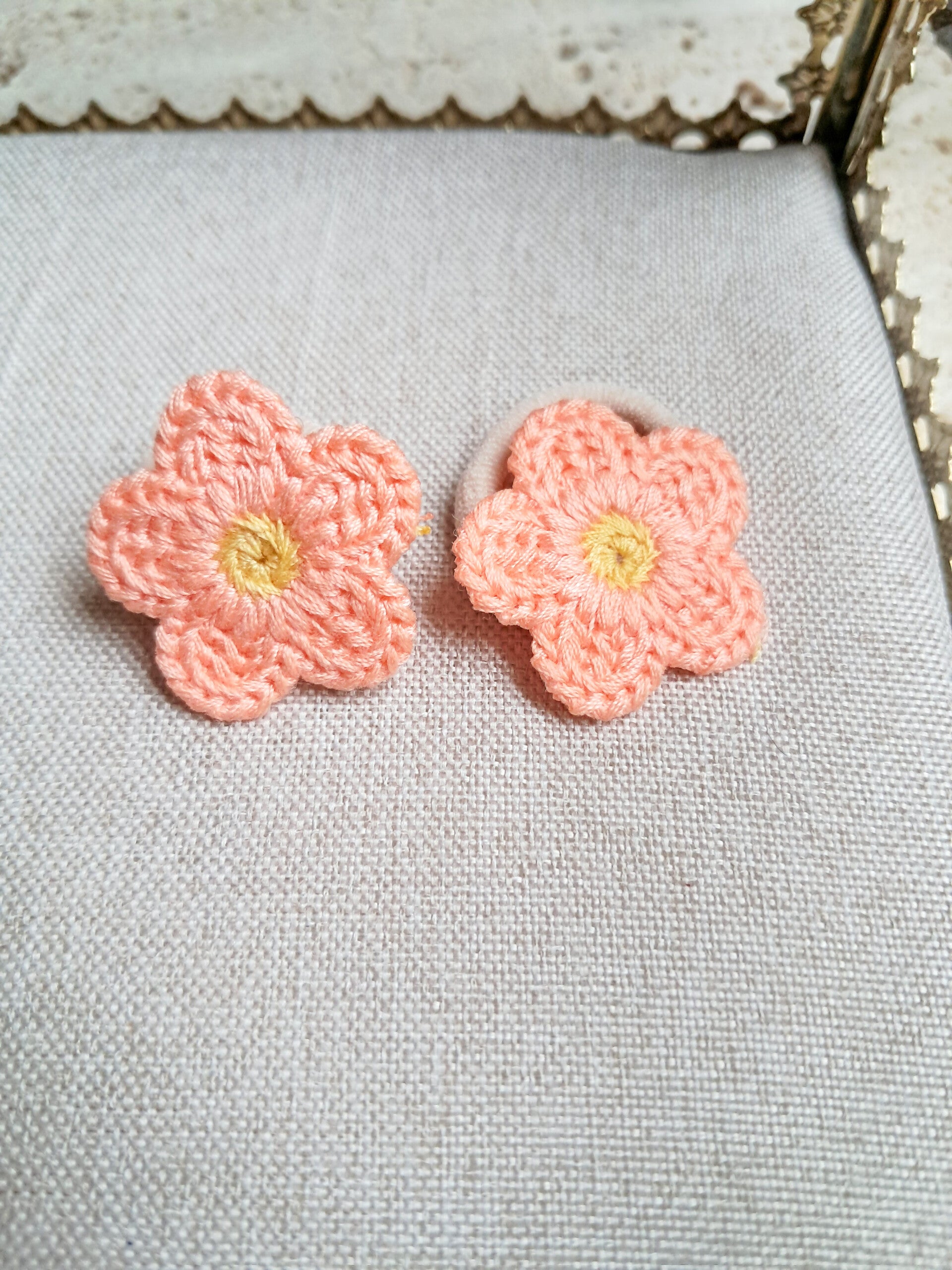 Elastiekjes bloem orange