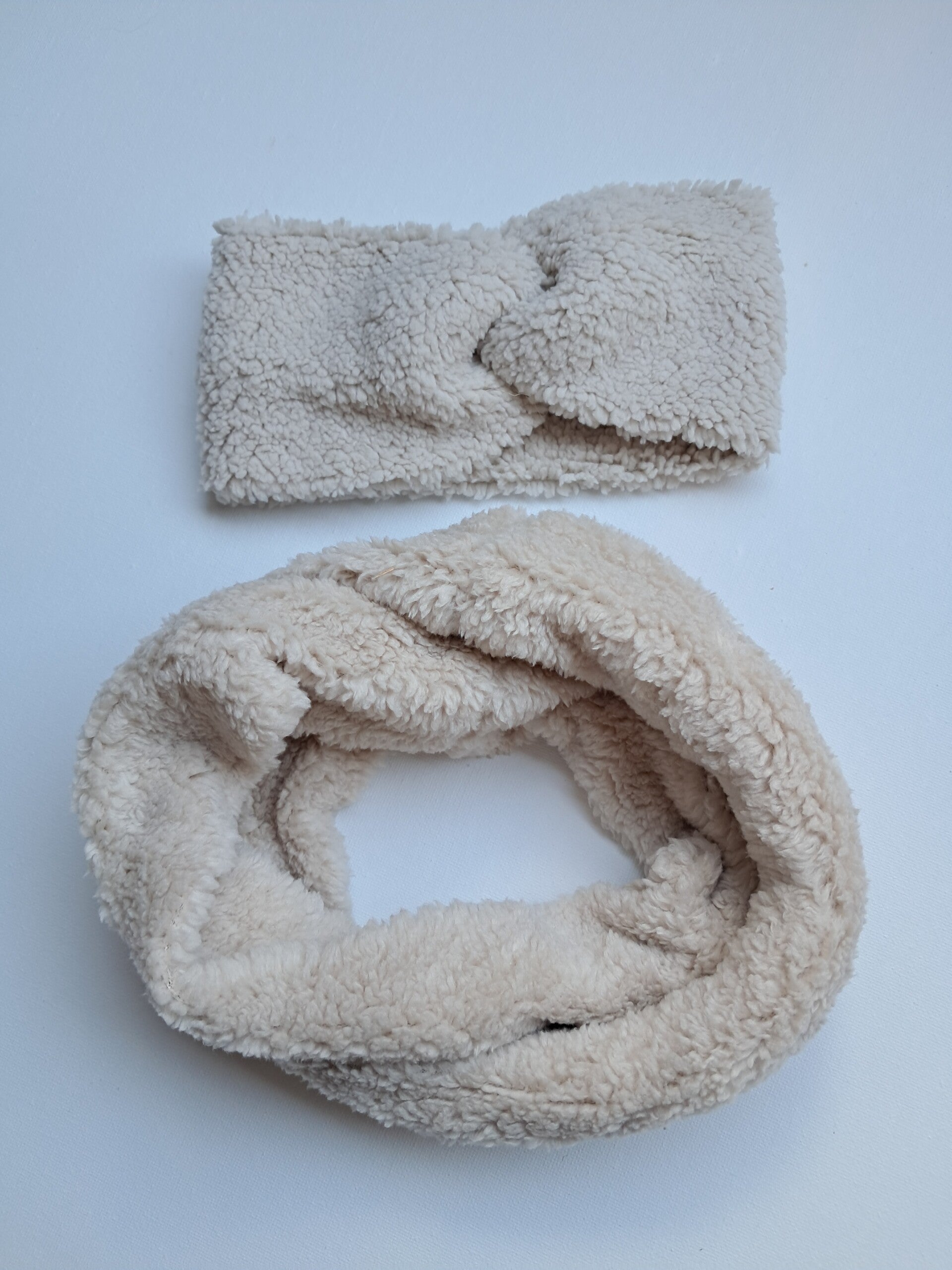 Winterset teddy beige 0-1 jaar