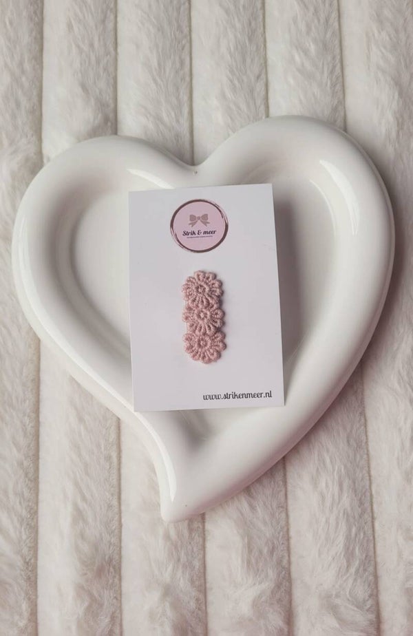 bloemetjes oudroze anti slip