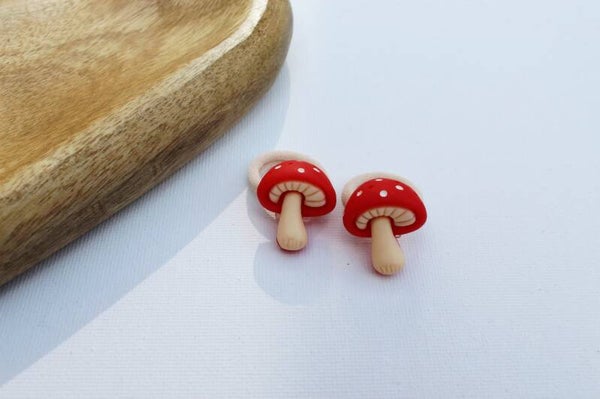 elastiekjes paddenstoel rood