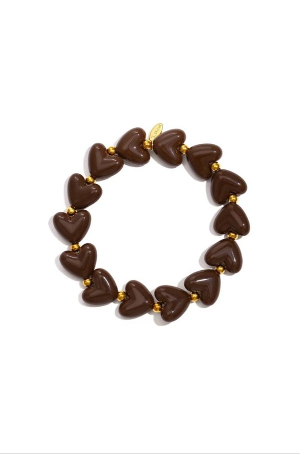 Armbandje chocolade bruin