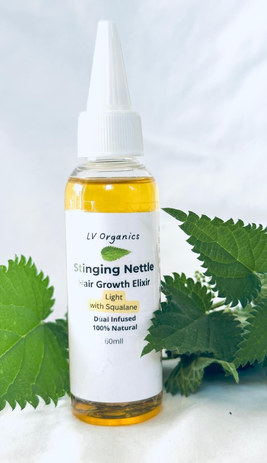 Stinging Nettle Hair Growth Elixir Light Blend with Squalane Oil 60ml