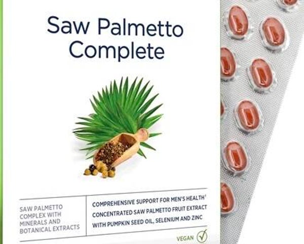 Saw Palmetto Complete for Men’s Health with Pumpkin Seed Oil - DHT Inhibitor