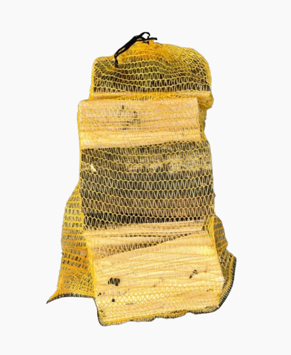 GELEVERD: €5,50/zak: 100 ZAKJES  HARD BRANDHOUT OP 25 CM DROOG