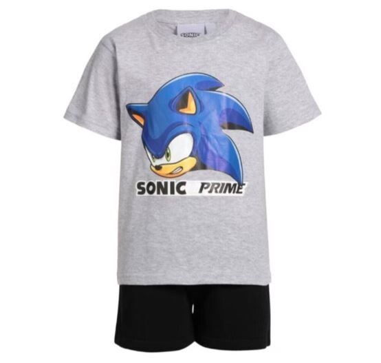sonic the hedgedog shortama - Pyjama Kinderen - sonic - Korte mouw - Maat 104/110 - 100% katoen