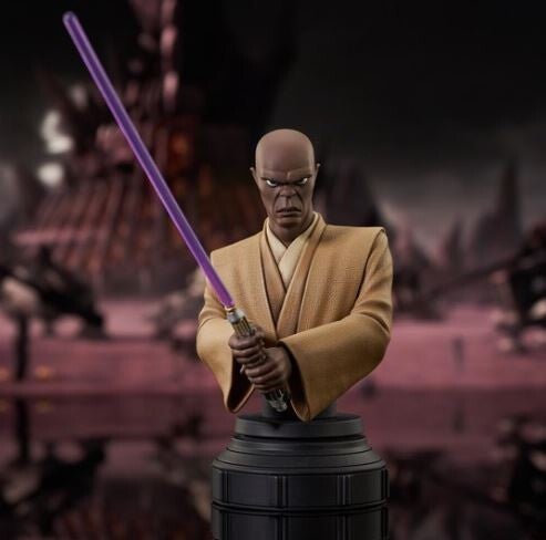 Star Wars The Clone Wars Bust 1/7 Mace Windu 15 cm