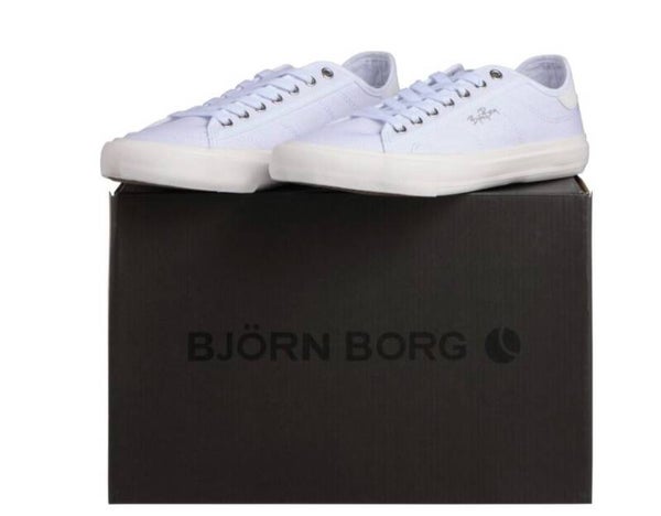 Björn Borg Canvas Herensneakers wit