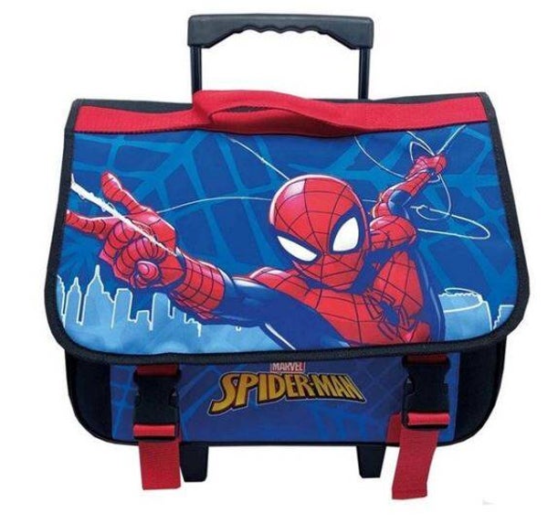 Spiderman boekentas met wieltjes - 38 cm