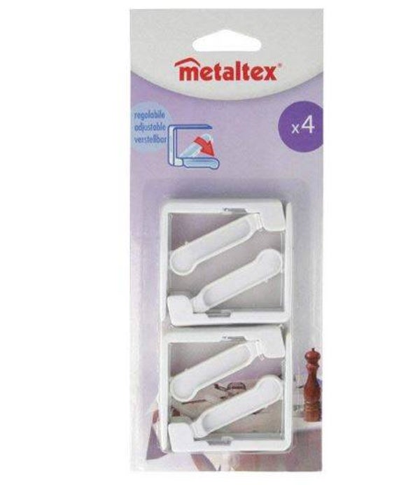 Metaltex Tafellakknijpers -set 4 -Plastiek