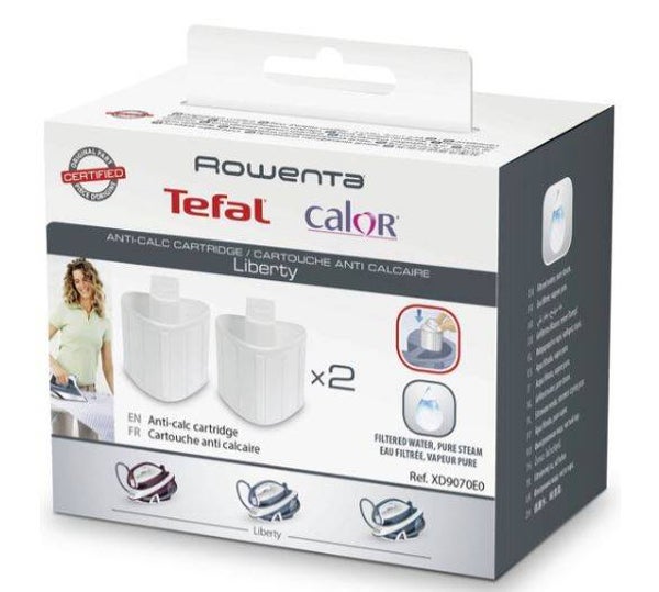 Tefal XD9070 Strijkijzer Antikalkcartridge 2 Stuks Wit