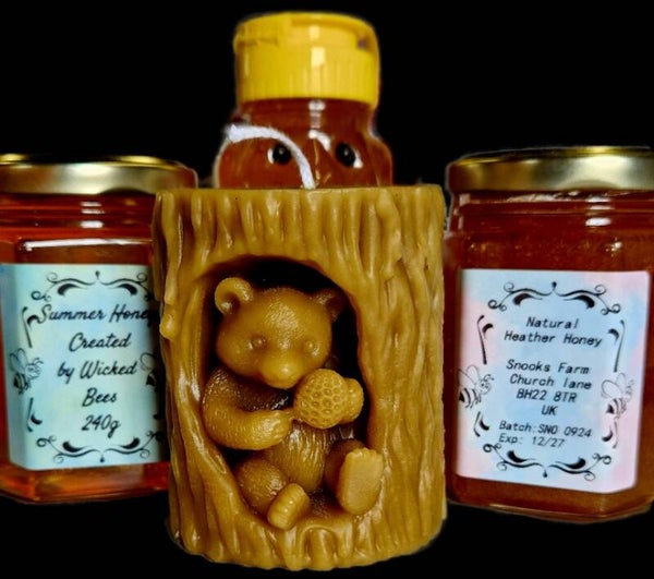 Teddy Bear Candle