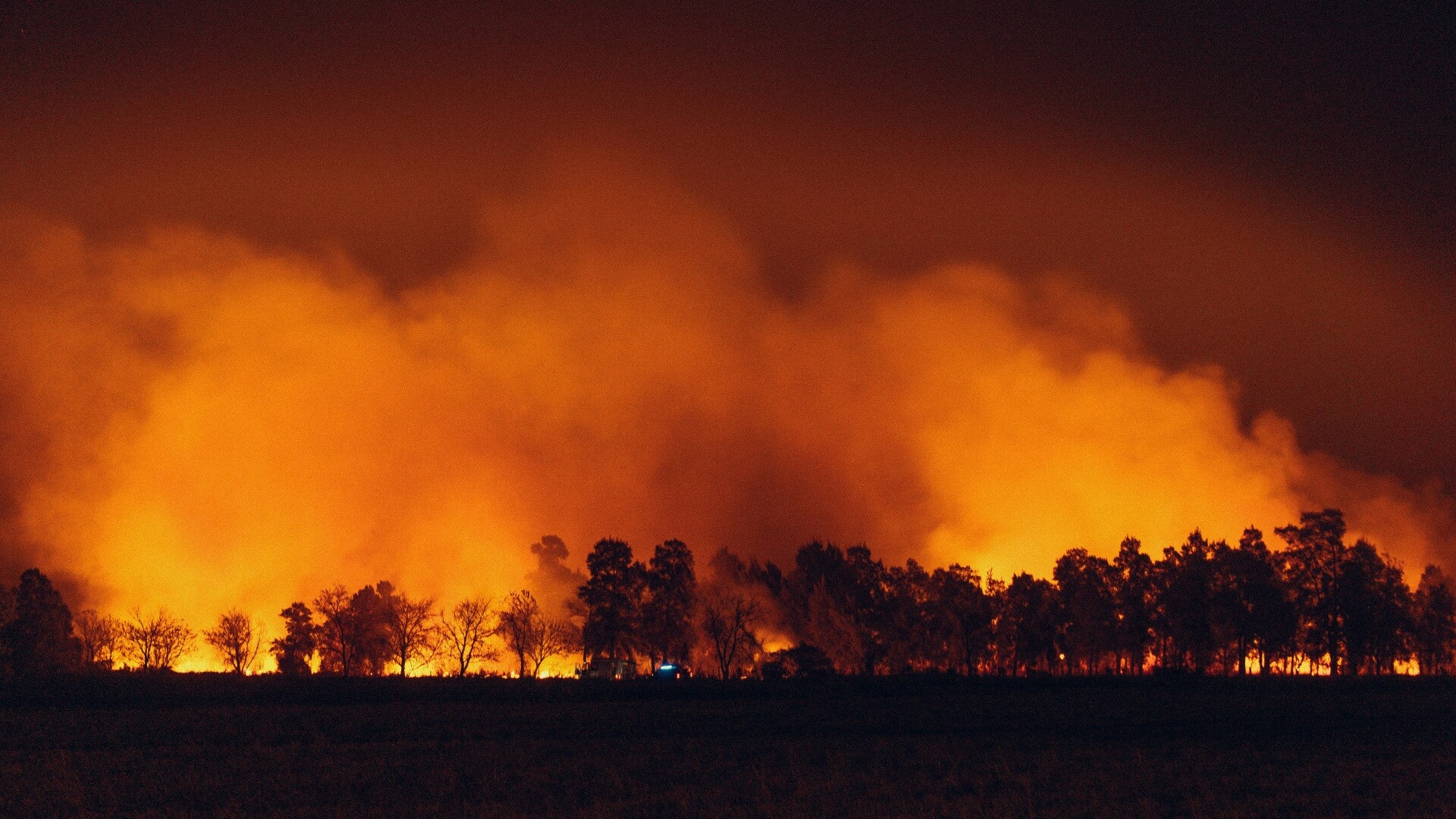 feu de fôret Gironde