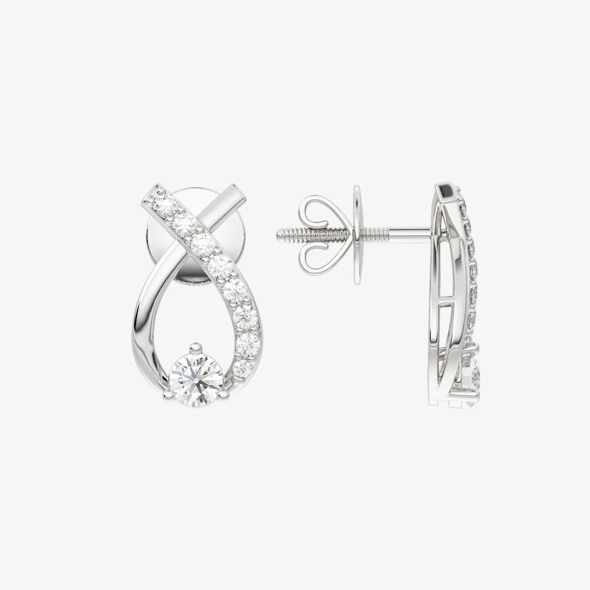 LOOP STUD EARRINGS