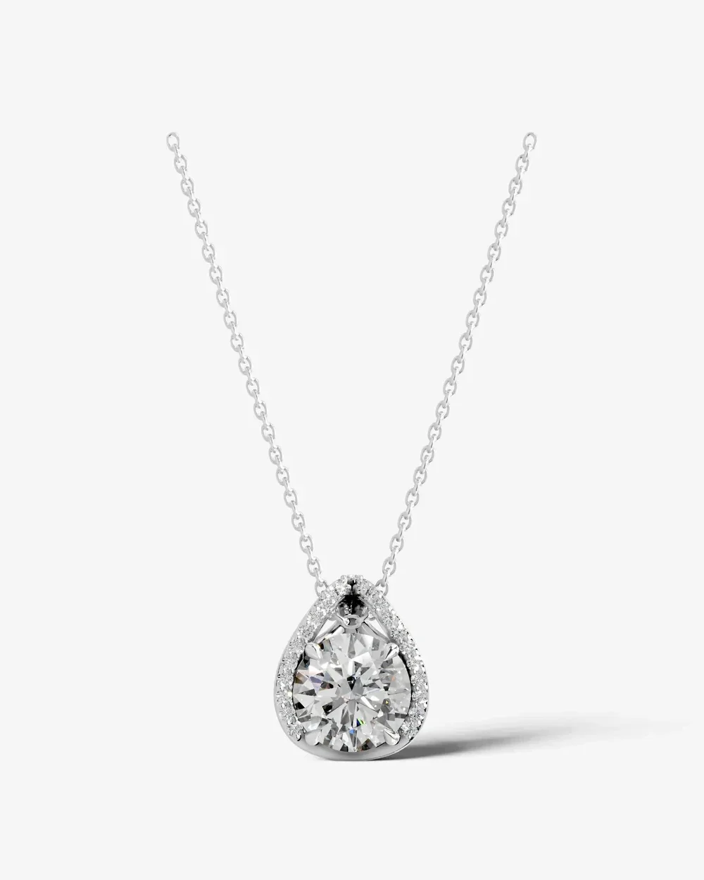 Sia Halo Lab Grown Diamond Necklace