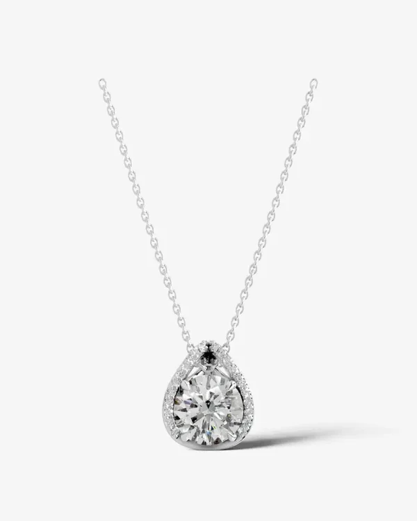 Sia Halo Lab Grown Diamond Necklace