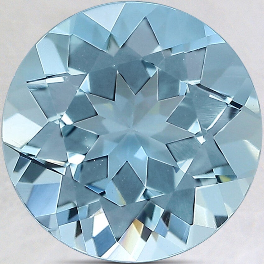 11mm Round Aquamarine
